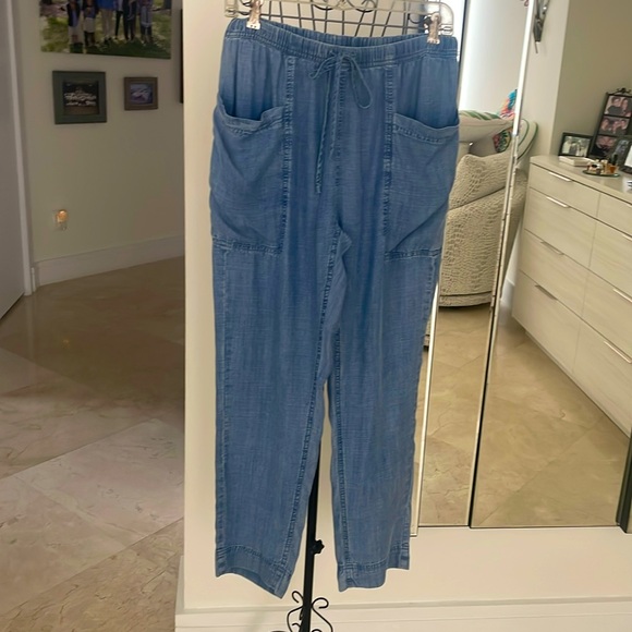 SPLENDID ANGIE INDIGO CHAMBRAY PANT - Picture 3 of 12